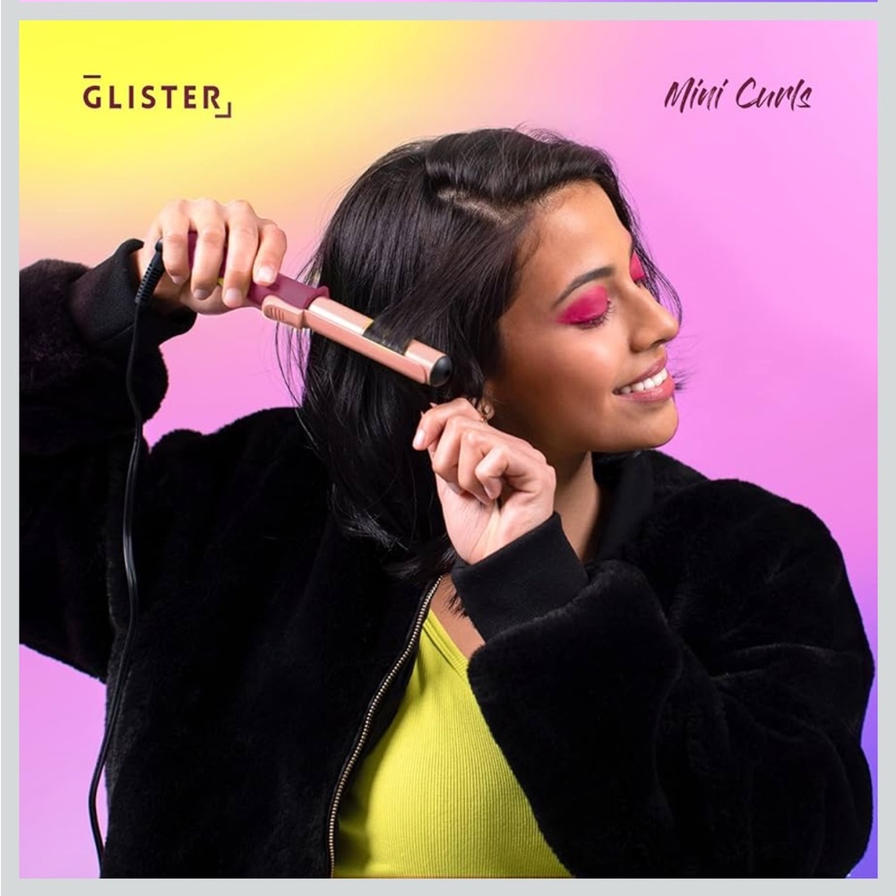 💁🏼‍♀️Glister Mini Curls Travel Curling Wand with Pouch - Picture 5 of 8